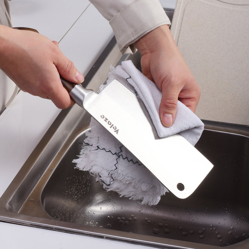 Velaze 8 Piece Stainless Steel Knife Block Set & Reviews Wayfair